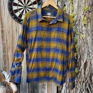 REI Lightweight Plaid Button Down.